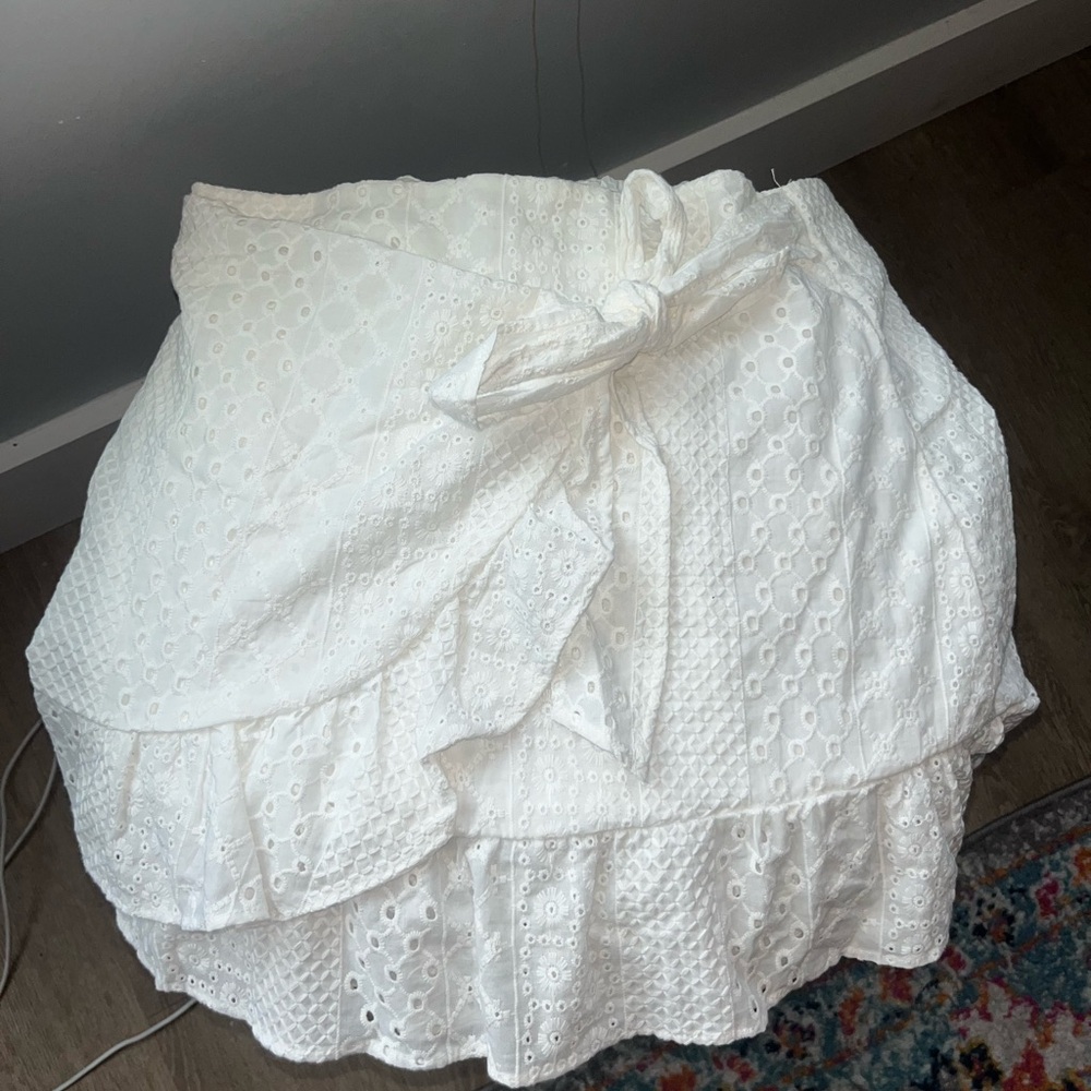 White skirt